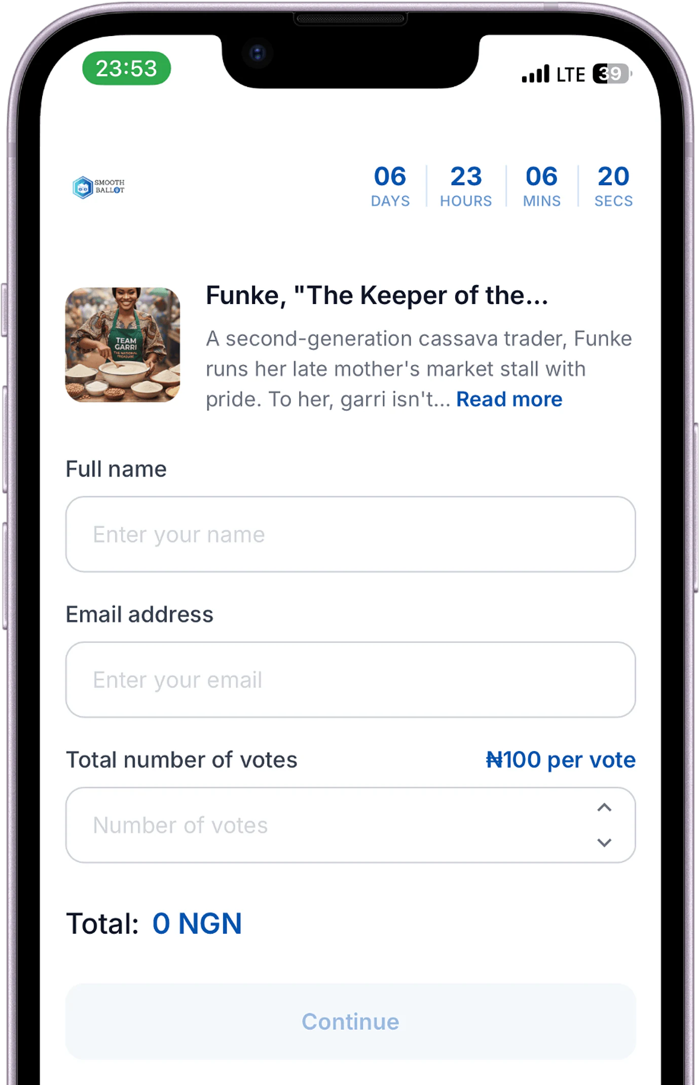 Make voting easy