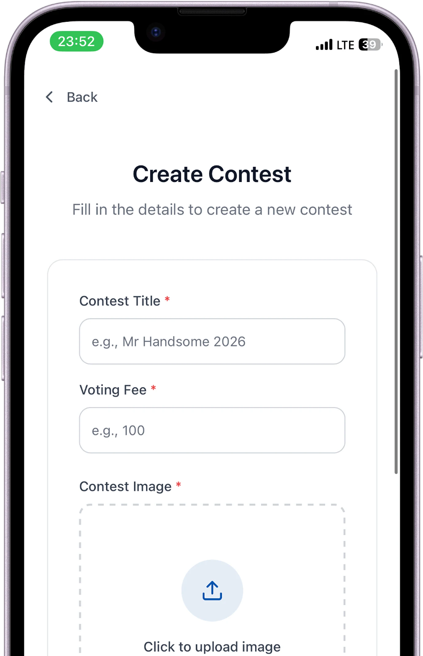 Set up your contest easily