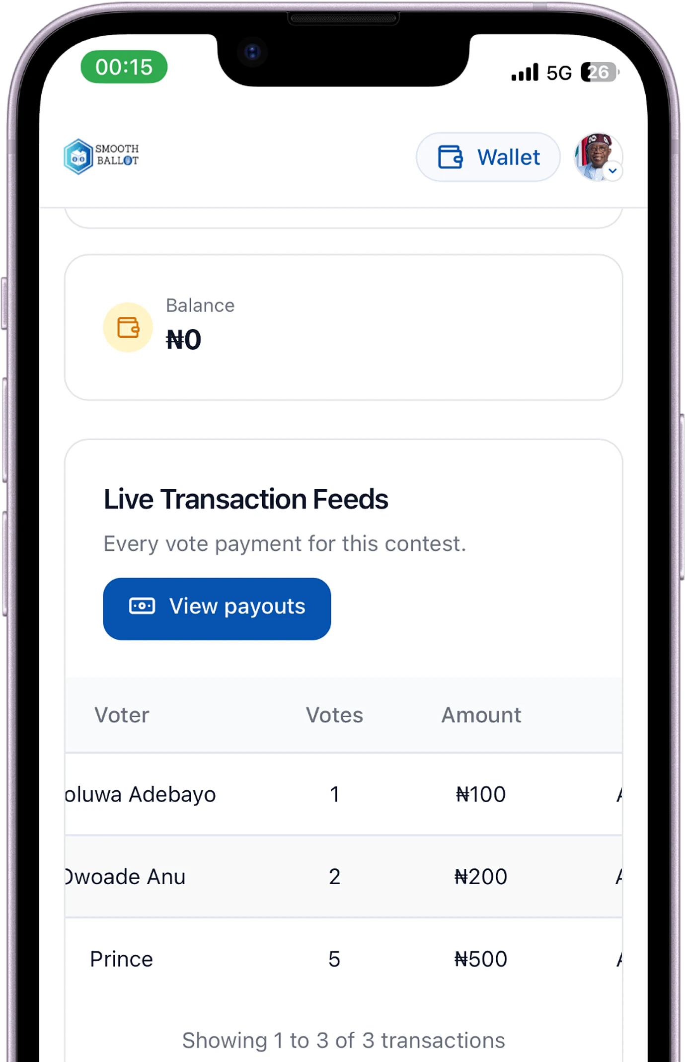 Track your contest